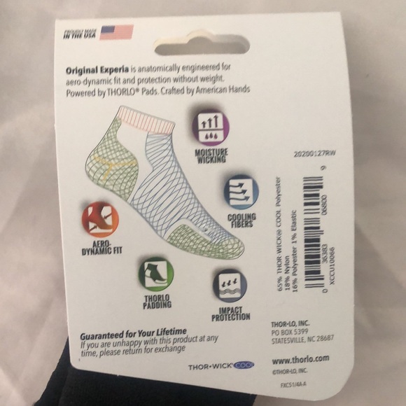 Thorlos Experia 3 Packs- Black - Picture 7 of 7